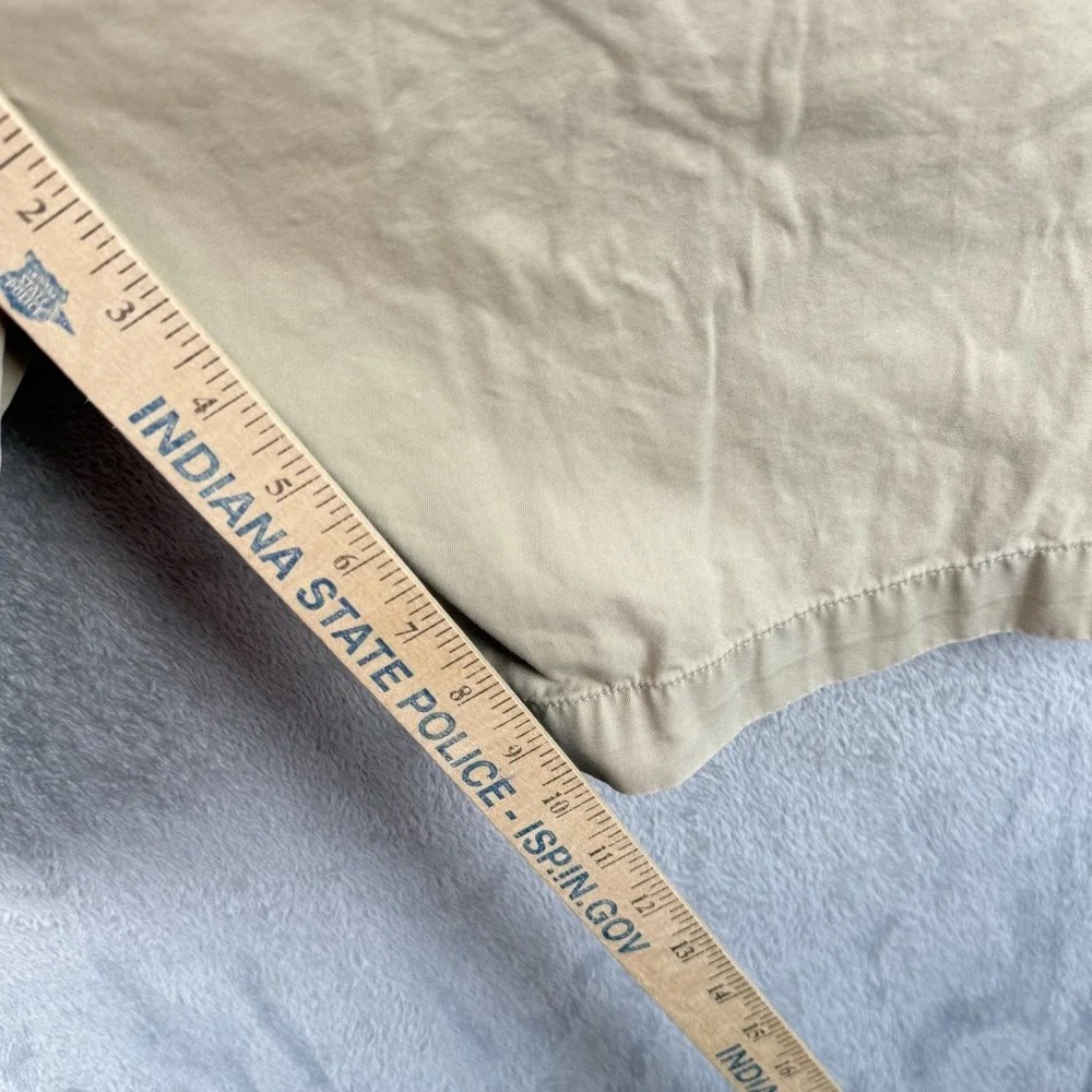 Polo Ralph Lauren Chino Shorts Mens 38 Tan Khaki Cotton 10''‎ Inseam Logo Preppy